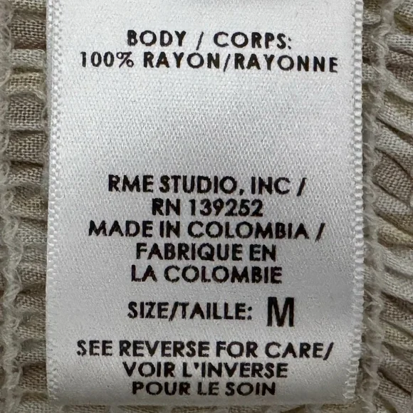 Anthropologie Peixoto Resort 2 piece Set Wide Leg Pant Crop Top Beach Wear M - Picture 14 of 16